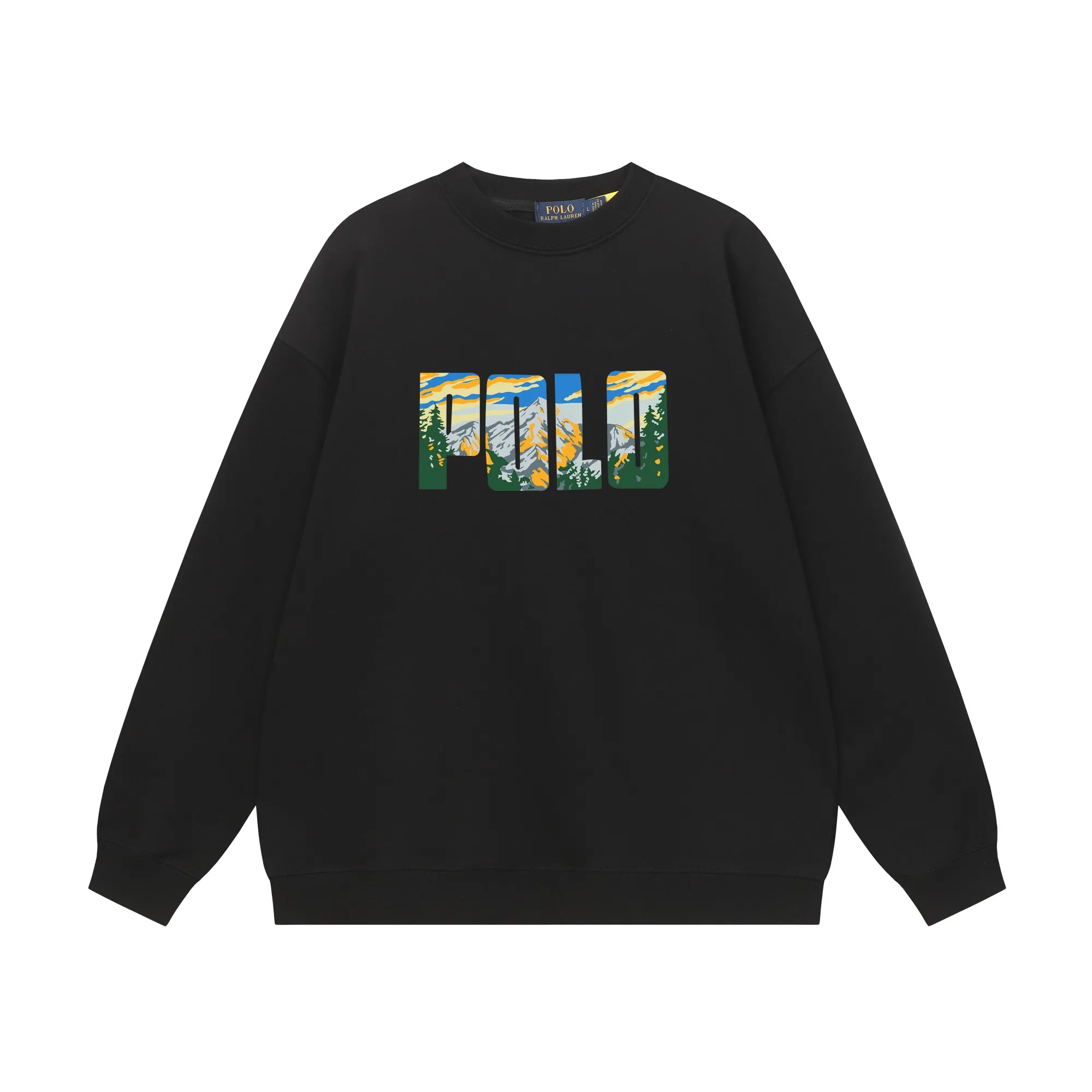 P200 Long-term stock] RalphLauren/Ralph Lauren 2025 autumn and winter new bear letter print 420g heavy large terry sweatshirt Ralph Lauren's age-reducing item, the coat fabric is made of 85% cotton ➕15% polyester, which not only retains the softness, comfort and breathability of cotton, but also adds the wear resistance and wrinkle resistance of polyester fiber, making the clothes more durable and easy to care for. Even in slightly cooler weather, you won't feel stuffy when wearing it. This kind of fabric has a natural crisp feel and is not easy to pill or deform. The bear on the chest is printed with English letters. It is full of color, full of three-dimensionality, and lifelike, adding a bit of liveliness and interest to the whole sweatshirt. There is no pressure to dress, regardless of age or gender. Complete accessories! Color: black, white, navy blue, light floral gray Size: M-L-XL-XXL